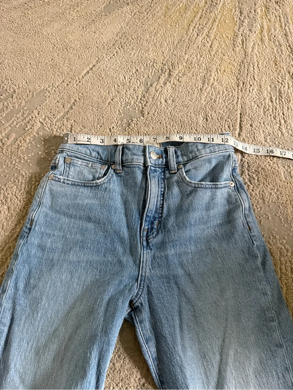 Madewell Jeans 90s Straight high rise relaxed fit NN457 size 25